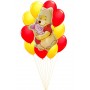 Ballons Winnie L'ourson en Porcinet En Grappe Anniversaire Disney