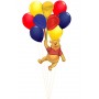 Ballons Winnie L'ourson Grappe de Ballons Disney Anniversaire