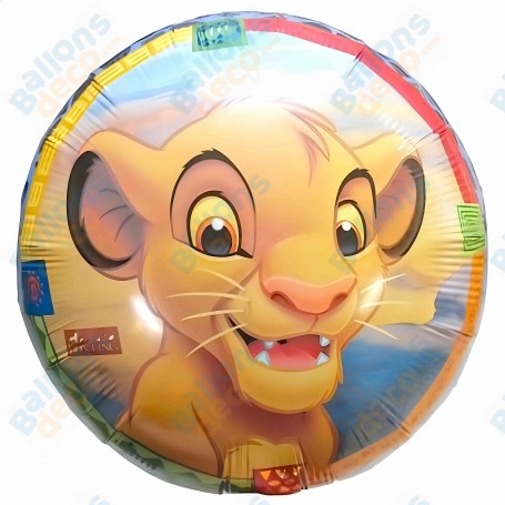 Ballon Simba le Roi Lion Disney Vintage, Décorations ballons pour anniversaire.