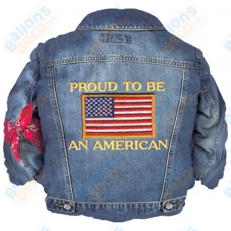 Ballon Veste en Jeans Proud To Be An American