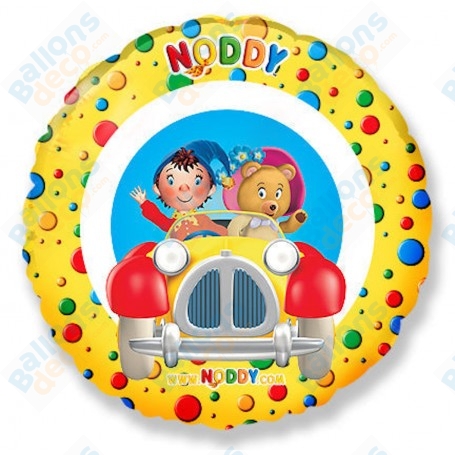 Ballon Oui-Oui Rond Jaune Noddy