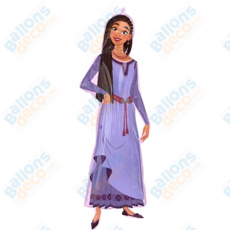 Ballon Asha Wish Dessin Animé Disney, décoration ballon d'anniversaire Disney.