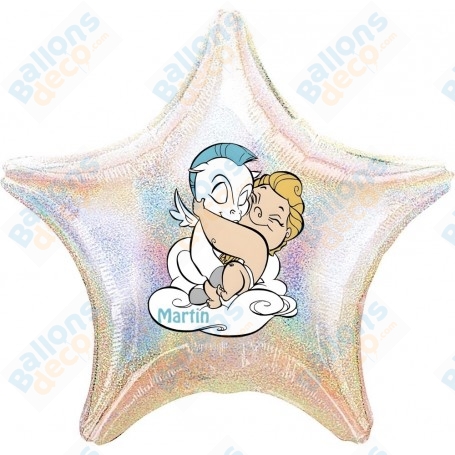 Ballon Hercule Baby et Pégase Personnalisable Anniversaire Disney 1 face, Décorations ballons pour anniversaire.