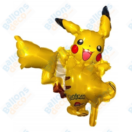 Ballon Pikachu Pokémon sur Tige