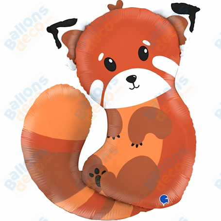 Ballon Panda Roux Grabo, Alerte Rouge Disney, décoration ballon Animaux et anniversaire