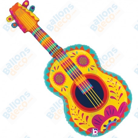Ballon Guitare Mexicaine, Coco Disney Pixar Anniversaire