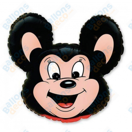 Ballon Mighty Mouse noir Flexmetal