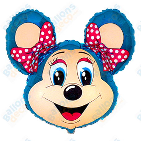 Ballon Babsy Mouse Fille Bleu