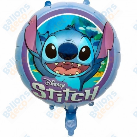 Ballon Stitch Joyeux Disney 45 cm Anniversaire, Décorations ballons pour anniversaire.