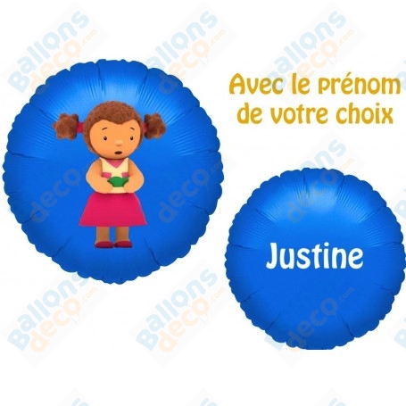 Ballon Lalou T'Choupi Avec Prénom Anniversaire