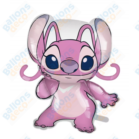 Ballon Angel Forme de Lilo et Stitch Anniversaire Disney, Décorations ballons pour anniversaire.