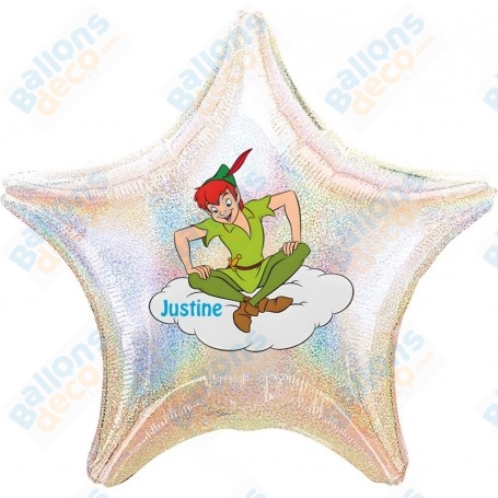 Ballon Peter Pan Nuage Personnalisable Anniversaire Disney 1 face, Décorations ballons pour anniversaire.