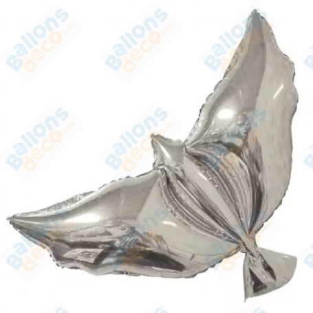 Ballon Colombe Argent, décoration Ballons mariage, Anniversaire.
