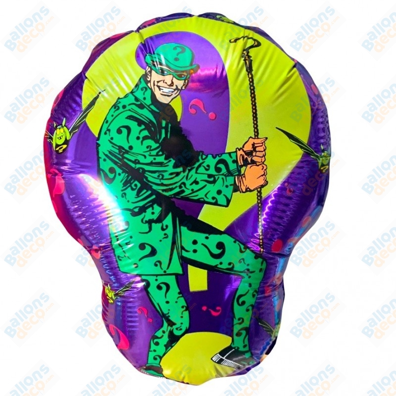Ballon The Riddler Fancy Mini Air - Ballon Batman - Ballonsdeco.com