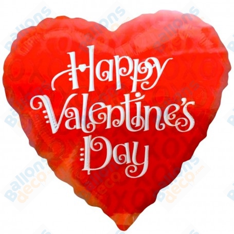 Ballon Coeur Happy Valentine's Day 71 cm