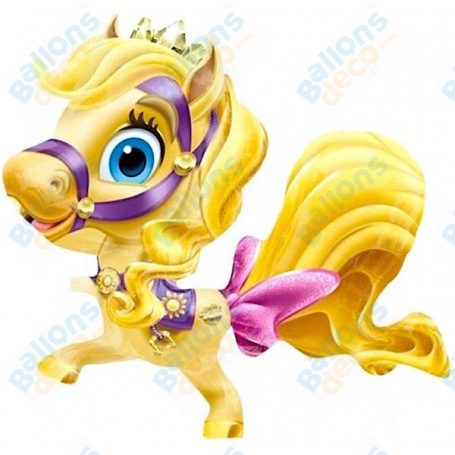 Ballon Cheval de la Princesse Raiponce Disney, Décorations ballons pour anniversaire.