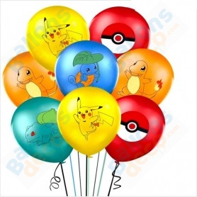 Pikachu Kit d'anniversaire pour fête à thème - Ballon gonflable Pikahu  Pokemon - Ballons - Accessoires Pokémon - Ballons à hélium - Décoration d' anniversaire - Ballons en aluminium - Décoration (numéro 6) :  : Loisirs créatifs