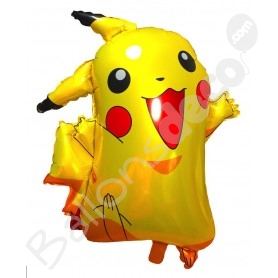 Pikachu Kit d'anniversaire pour fête à thème - Ballon gonflable Pikahu  Pokemon - Ballons - Accessoires Pokémon - Ballons à hélium - Décoration d' anniversaire - Ballons en aluminium - Décoration (numéro 6) :  : Loisirs créatifs