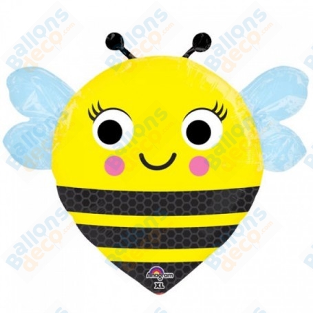 Ballon Abeille Cartoon Junior, Miel Apiculteur, décoration ballon anniversaire.