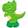 Ballon Dinosaure Vert Airloonz Anagram, décorations ballons anniversaire, Baby Shower.