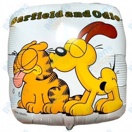 Ballon Garfield et Odie Carré Vintage CTI, Décorations ballons pour anniversaire.