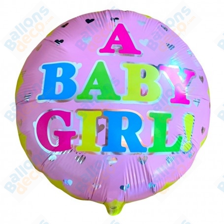 Ballon Baby Girl pour une naissance