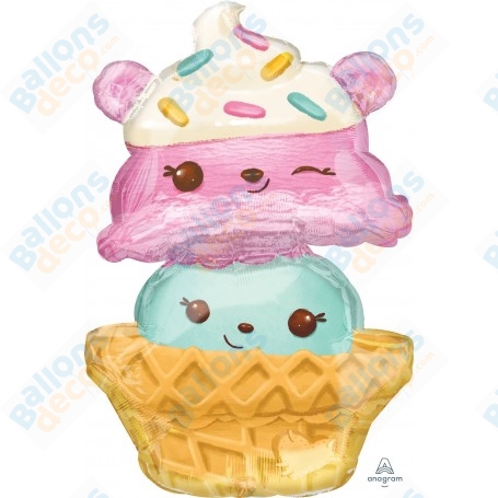 Ballon Cornet de Glaces Mignon