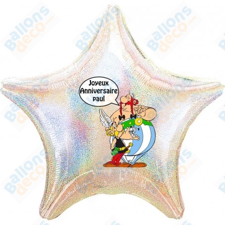 Ballon Astérix et Obélix Personnalisable Bulle