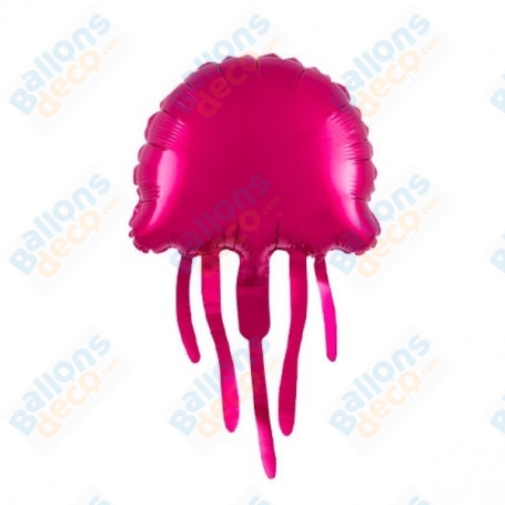 Ballon Méduse Rose Mini Air, Animaux Aquatiques