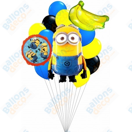 Ballons Des Minions Banane en Grappe, Anniversaire