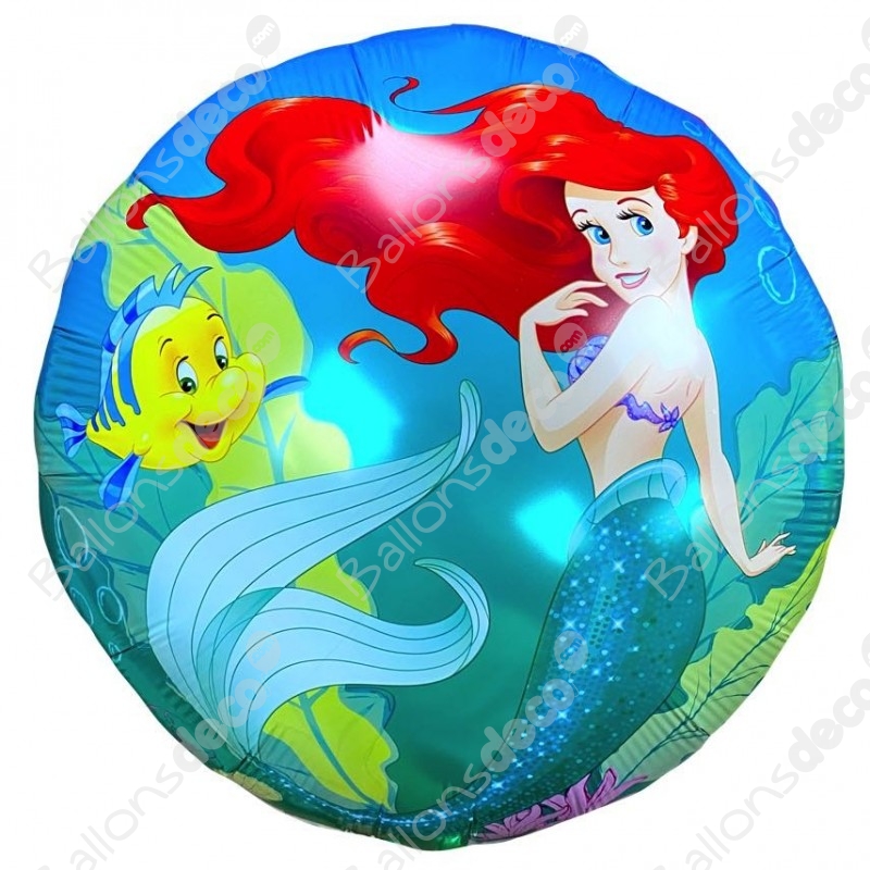 Ballon Ariel La Petite Sirène Sous la Mer - Disney 