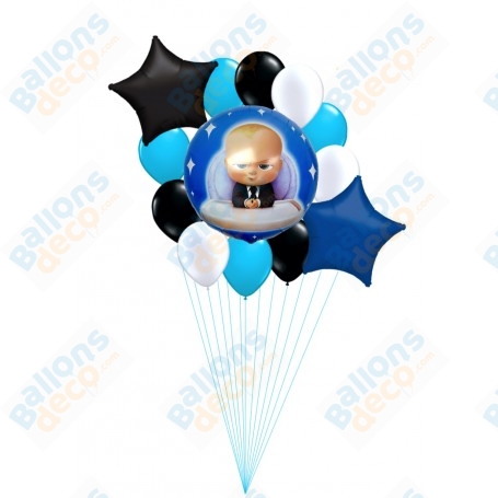 Ballons Baby Boss en Grappe
