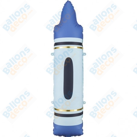 Ballon Crayon Bleu, Dessin enfant, Rentrée scolaire