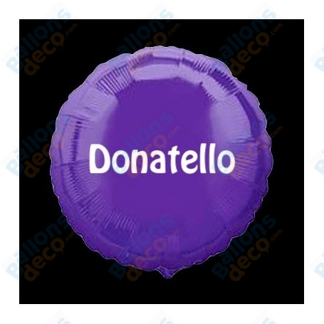 Ballons Tortues Ninja Donatello Avec Prénom