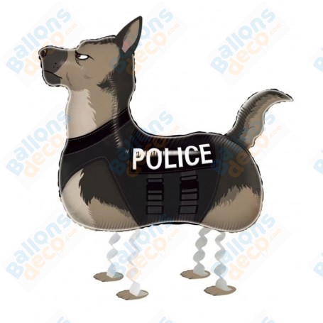 Ballon Chien Policier Marcheur, Chien Police, Anniversaire Pat Patrouille.