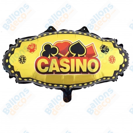 Ballon Casino Forme Logo, Poker, Carte de jeu