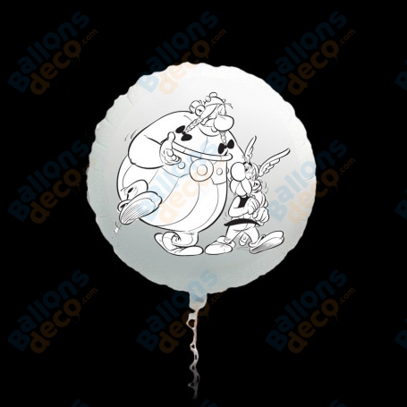 Ballon Astérix et Obélix Coloriage, Anniversaire enfant DIY
