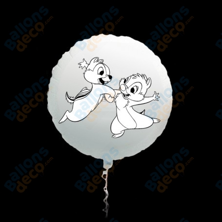 Ballon Tic et Tac Coloriage, Animation DIY anniversaire Disney