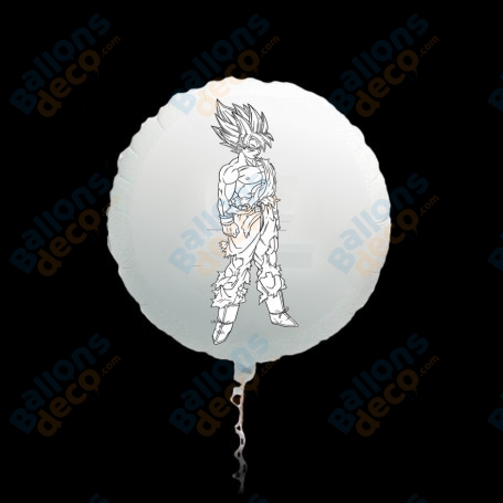 Ballon DragonBall Z Coloriage, DIY anniversaire enfant