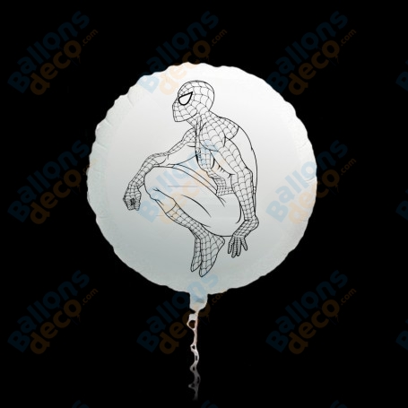 Ballon Spiderman Coloriage, DIY anniversaire Disney