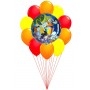Ballons Dragon Ball Z Groupe en Grappe, Décorations ballons pour anniversaire manga japonais.