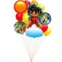 Ballons Dragon Ball Z Goku Nuage en Grappe, Décorations ballons pour anniversaire manga japonais.