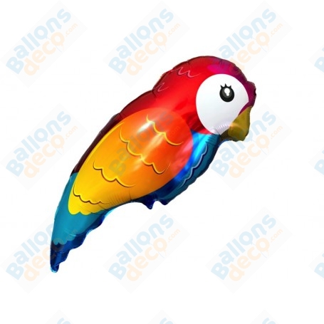 Ballon Perroquet Arc-en-ciel Tropical, décoration ballon Anniversaire, animaux Tropicaux.