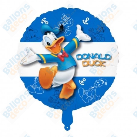 Ballon Donald Duck Rond Anniversaire, Ballons Disney, Décorations ballons pour anniversaire.