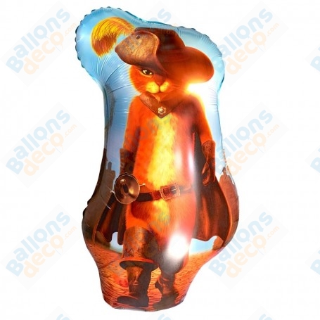 Ballon Le Chat Potté ou Botté Forme, Décoration Anniversaire Shrek