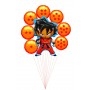 Ballons Dragon Ball Z Boules de Cristal Goku en Grappe