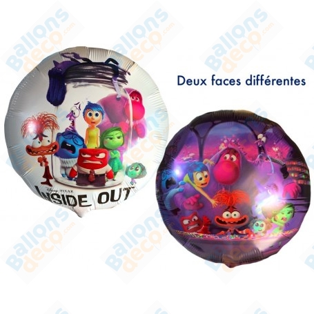 Ballon Vice-Versa 2 Faces Disney, Anniversaire enfant, Décorations ballons pour anniversaire.