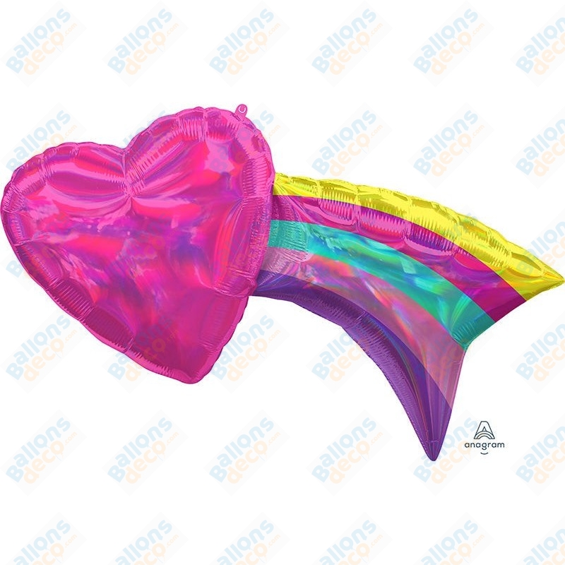 Cuiller Luhr Jensen Rattlin’ Pixee – Arc-en-ciel Holographique Rose – 4 7/8 Oz (taille 4)