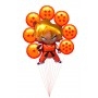 Ballons Dragon Ball Z Boules de Cristal Jaune en Grappe