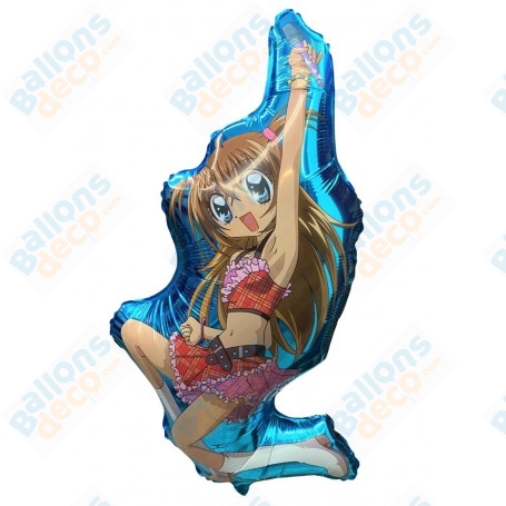 Ballon Kilari Manga Flexmetal, Décoration Kawaii